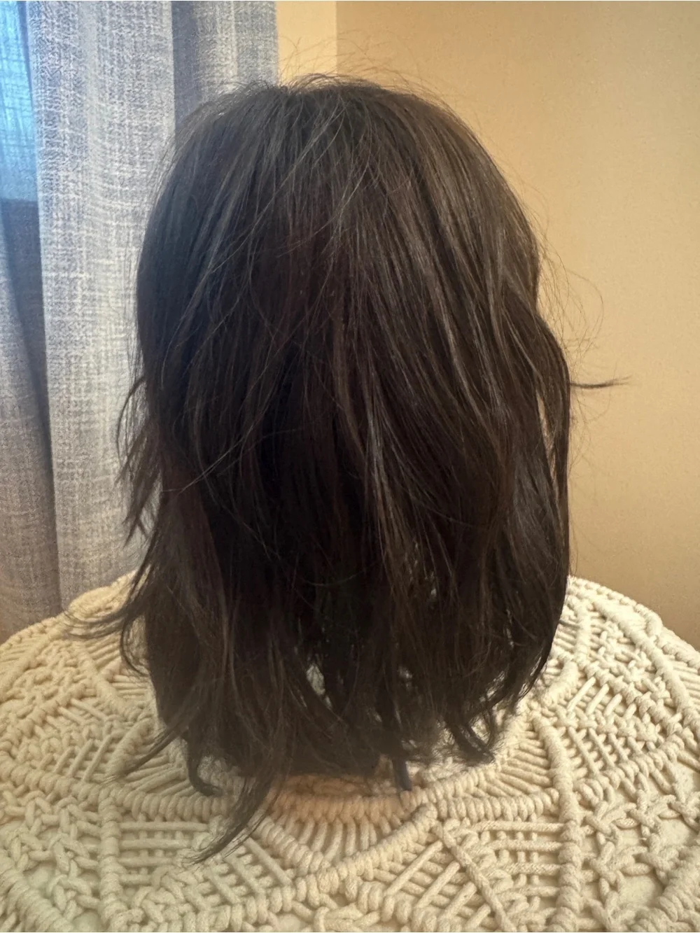 Women's Synthetic Hair Wig - Dark Brown